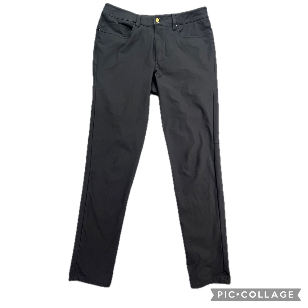 Lululemon ABC Pants‎ Mens Charcoal Gray Slim Fit Size 31 Performance Stretch